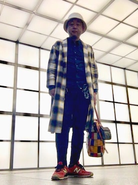 「TRION（トライオン）のアイテム」を使った、hakaseさん（メンズ・169cm）の春コーディネート