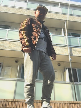 「COOLSCAT（クールスキャット）のアイテム」を使った、hakaseさん（メンズ・169cm）の冬コーディネート