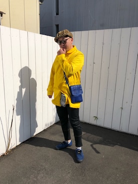 「TRION（トライオン）のアイテム」を使った、hakaseさん（メンズ・169cm）の冬コーディネート