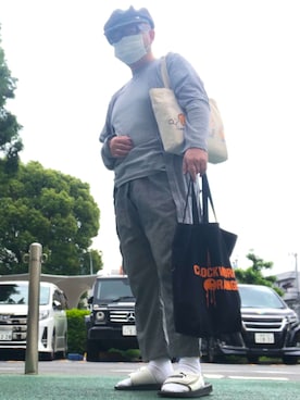 「グレンチェック」｜「アイテム（キャスケット）」を使った、hakaseさん（メンズ・169cm）の春コーディネート