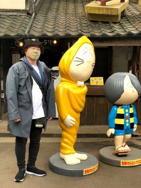 「Kappa（カッパ）のアイテム（帽子）」を使った、hakaseさん（メンズ・169cm）の春コーディネート