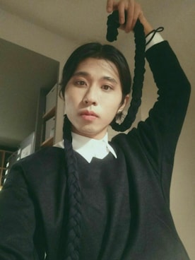 「ハロウィン」｜「アイテム（雑誌）」を使った、Wei Shiang Linさん（メンズ・175cm）の秋コーディネート