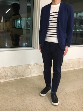 青 ジャケット のメンズ人気ファッションコーディネート Wear