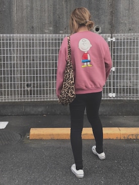 「imvely（-）のアイテム（バッグ）」を使った、DARAN♥さん（レディース・165cm）の冬コーディネート