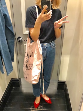 「赤い靴」｜DARAN♥さん（レディース・165cm）の秋コーディネート