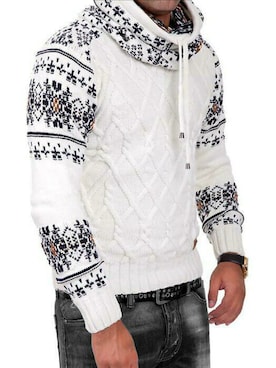 「ハイネックトップス」｜【相互】BIN-1 LIMITEDさん（メンズ・170cm）の秋コーディネート