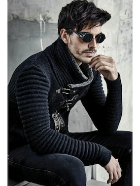 「ハイネックトップス」｜【相互】BIN-1 LIMITEDさん（メンズ・170cm）の秋コーディネート