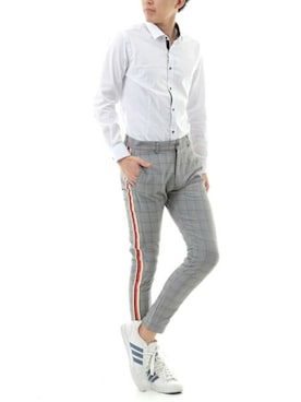 「ラインスラックス」｜【相互】BIN-1 LIMITEDさん（メンズ・170cm）の秋コーディネート