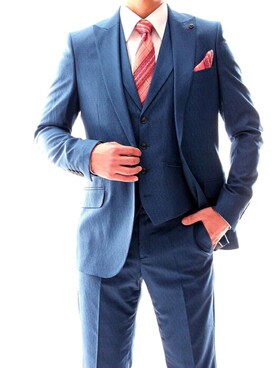 「スーツコーデ」｜【相互】BIN-1 LIMITEDさん（メンズ・170cm）の春コーディネート