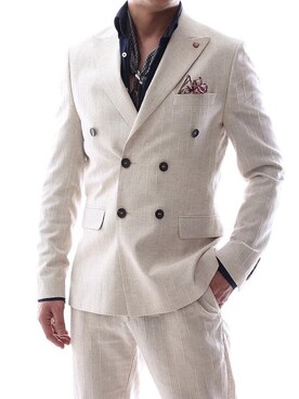 「スーツコーデ」｜【相互】BIN-1 LIMITEDさん（メンズ・170cm）の春コーディネート