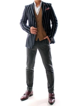 ストライプジャケット のメンズ人気ファッションコーディネート Wear