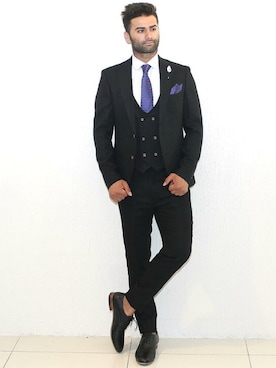 「ファッションの力を信じよう」｜「アイテム（フォーマルスーツ/小物）」を使った、【相互】BIN-1 LIMITEDさん（メンズ・170cm）の夏コーディネート