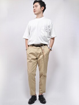「ドレスシューズ」｜「アイテム（財布/小物）」を使った、まさくんさん（メンズ・170cm）の夏コーディネート