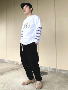 「色遊び」｜まさくんさん（メンズ・170cm）の秋コーディネート