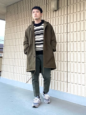「色遊び」｜まさくんさん（メンズ・170cm）の冬コーディネート