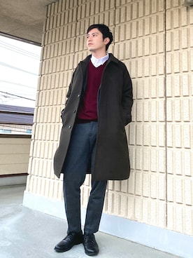 まさくんさん（メンズ・170cm）の冬コーディネート