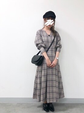 「KBF+」｜「アイテム（帽子）」を使った、miyu☾さん（レディース・156cm）の夏コーディネート