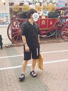 Micklowさん（メンズ・163cm）の夏コーディネート