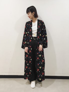 山形真理さん(レディース・156cm)の春コーディネート