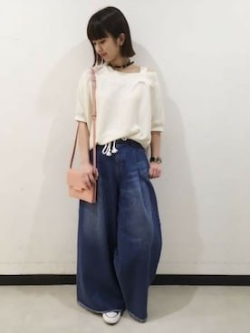 山形真理さん(レディース・156cm)の春コーディネート