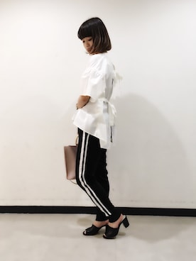 山形真理さん（レディース・156cm）の春コーディネート