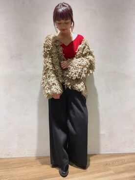 カーディガン ボレロを使った ジーナシス岡崎 の人気ファッションコーディネート Wear