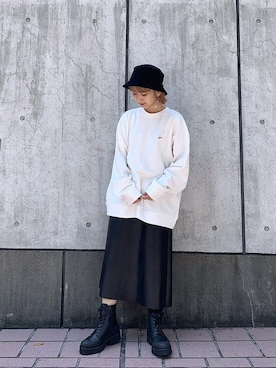 山形真理さん(レディース・156cm)の秋コーディネート