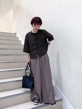 Snidel スナイデル のアイテム パープル系 を使った人気ファッションコーディネート ユーザー ショップスタッフ Wear