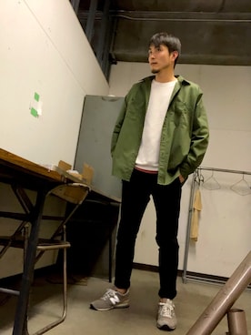 wizさん（メンズ・176cm）の春コーディネート