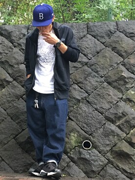 「ISAORA（イサオラ）のアイテム」を使った、mtnbさん（メンズ・170cm）の夏コーディネート