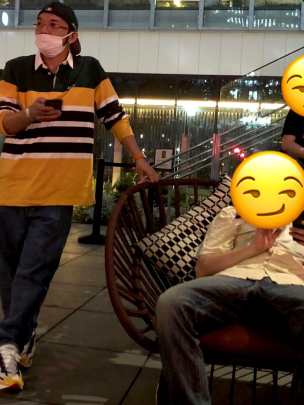 「カジュアルコーデ、オトナカジュアル、ゆるコーデ、メンズコーデ、ビッグシルエット、キャップ、デニムパンツ、スニーカー、オーバーサイズ、ラフ」｜「NEW ERAのアイテム（キャップ、グリーン系）」を使った、mtnbさん（メンズ・170cm）の夏コーディネートの1枚目の写真