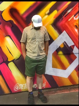 「通勤穿搭」｜「アイテム（サンダル）」を使った、Brian  🇹🇼🇹🇼🇹🇼さん（メンズ・173cm）の夏コーディネート