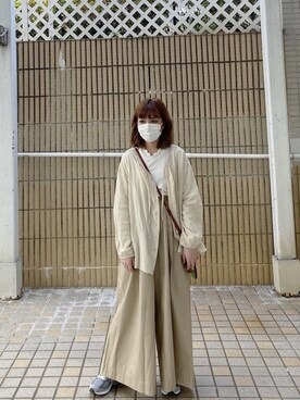 「initial（イニシャル）のアイテム（パンツ）」を使った、lulu99luさん（レディース・158cm）の春コーディネート