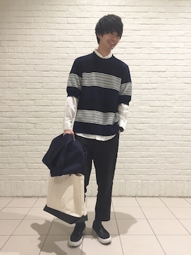 たかひろさん（メンズ・179cm）の春コーディネート