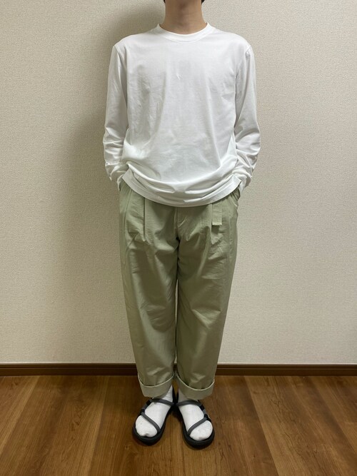 Shikazon ユニクロのtシャツ カットソーを使ったコーディネート Wear