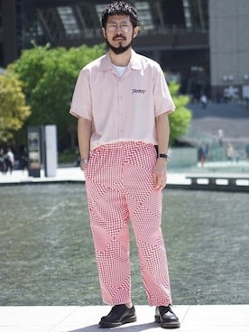 「THUMPERS BROOKLYN NYC USA（サンパース）のアイテム」を使った、YAMAさんさん（メンズ・177cm）の春コーディネート