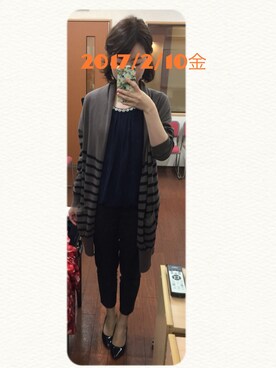 うえたえり@さん(レディース・159cm)の冬コーディネート