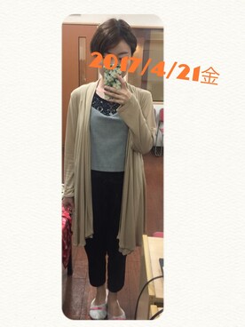 うえたえり@さん（レディース・159cm）の春コーディネート