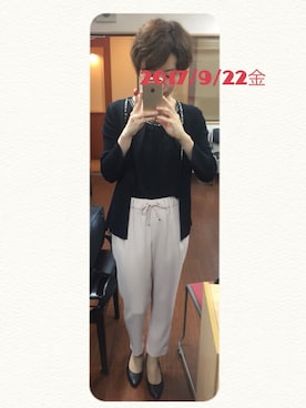 「TOCCA BEAUTY（トッカビューティー）のアイテム」を使った、うえたえり@さん（レディース・160cm）の秋コーディネート