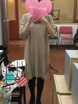 「KATHARINE ROSS（キャサリンロス）のアイテム（ニット/セーター）」を使った、うえたえり@さん（レディース・160cm）の秋コーディネート