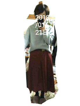うえたえり@さん（レディース・160cm）の冬コーディネート