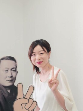 「Language（ランゲージ）のアイテム」を使った、うえたえり@さん（レディース・160cm）の夏コーディネート