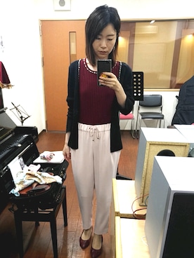 「TOCCA BEAUTY（トッカビューティー）のアイテム」を使った、うえたえり@さん（レディース・160cm）の秋コーディネート