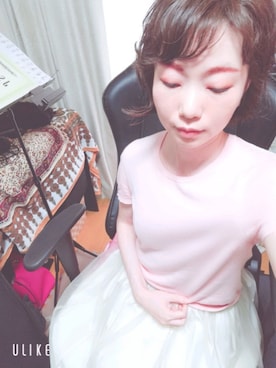 「Language（ランゲージ）のアイテム」を使った、うえたえり@さん（レディース・160cm）の夏コーディネート