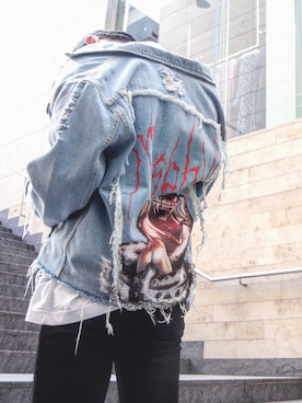 「MISBHV（ミスビヘイブ）のアイテム（ジャケット/アウター）」を使った、Kohjiさん（メンズ・171cm）の秋コーディネート