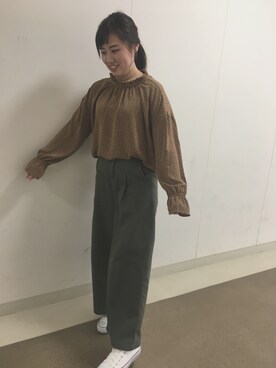さとう まほさん（レディース・154cm）の秋コーディネート