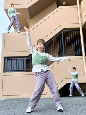 お芋ちゃん🐔🍠さん（レディース・160cm）の春コーディネート