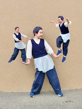 お芋ちゃん🐔🍠さん（レディース・160cm）の春コーディネート