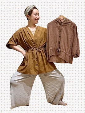 お芋ちゃん🐔🍠さん（レディース・160cm）の夏コーディネート