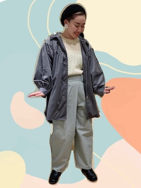 お芋ちゃん🐔🍠さん(レディース・160cm)の秋コーディネート